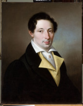 Portrait of Karol Kollarzowski, 1835. Creator: Martin Jablonski.