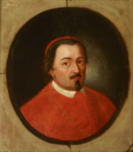Portrait of Zbigniew Olesnicki (1389-1455) Debno Coat of Arms, Bishop of Krakow...between 1777-1788. Creator: Friedrich Kloss.