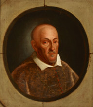 Portrait of Pawel Piasecki (1579 -1649) Janina Coat of Arts, Bishop of Kamyaniets..., after 1785. Creator: Friedrich Kloss.