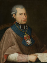 Portrait of Bishop of Vilnius Ignacy Massalski, between 1853-1854. Creator: Unknown.