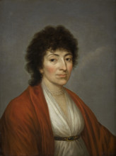 Portrait of Justyna Lanckoronska, 1880s. Creator: Kazimierz Wojniakowski.