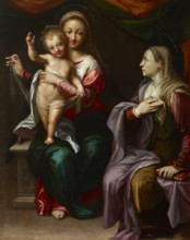 The Virgin and Child with Saint Anne, 16th century. Creator: Unknown.