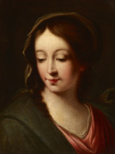 Bust of the Virgin Mary, 18th century. Creator: Unknown.