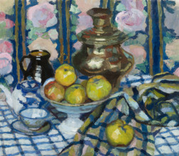 Still Life with a Samovar, 1929. Creator: Stanislaus Kamocki.