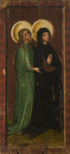 Our Lady of Sorrows and St John the Evangelist from the Scene of the Crucifixion, between 1440-1465. Creator: Unknown.