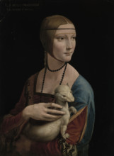 Lady with an Ermine-Portrait of Cecilia Gallerani (ca. 1473-1536), c1490. Creator: Leonardo da Vinci.