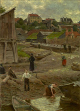 Powisle (Bank of the Vistula in Warsaw), 1883. Creator: Aleksander Gierymski.