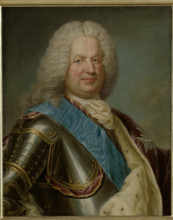 Portrait of Stanislaus Leszczynski (1677-1766), between 1725-1750. Creator: Jean Girardet.