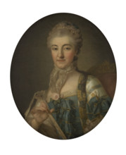 Portrait of Izabela Branicka née Poniatowska, 1767. Creator: Per Krafft the Elder.