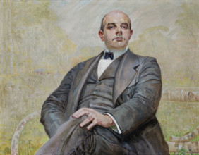 Portrait of Edward Maurizio, 1915. Creator: Jacek Malczewski.