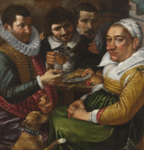 Satirical Genre Scene, 1st half of 17th century. Creator: Unknown.