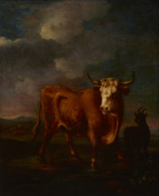 Landscape with a Bull, 17th century. Creator: Unknown.