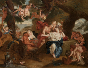 Bacchus and Ariadne on the Island of Naxos, between 1693-1725. Creator: Unknown.