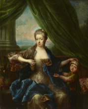 Portrait of a Lady with a Child, 18th century. Creator: Unknown.