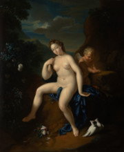 Venus and Cupid, c1700. Creator: Unknown.