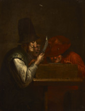 Genre Peasant Scene, 2nd half of 17th century. Creators: Unknown, Follower of Adriaen van Ostade.