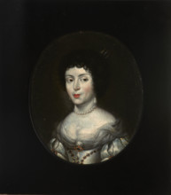 Portrait of Marie Casimire Louise de La Grange d'Arquien (1641-1716), Queen..., Late 17th century. Creator: Daniel Schultz.