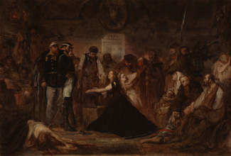 Polonia 1863 (Poland Enchained), 1864. Creator: Jan Matejko.