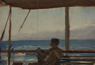 The Caucasus (Lobojkow on a Boat), 1892. Creator: Jan Ciaglinski.