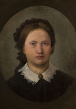 Portrait of the Artist's Sister, Karolina, 1861-1865. Creator: Aleksander Kotsis.