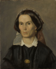 Portrait of Joanna Dziubandowska, c1860. Creator: Aleksander Kotsis.