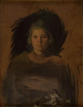 Peasant Girl, between 1840-1848. Creator: Piotr Michalowski.