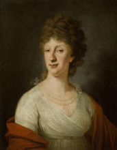 Portrait of Maria Theresa of Naples and Sicily, 1800-1807. Creator: Jozef Franciszek Pitschmann.