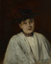 Joyful Baska, 1891. Creator: Olga Boznanska.