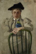 Portrait of Irena Zbigniewicz née Serda, 1896. Creator: Olga Boznanska.