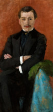 Portrait of Józef Czajkowski, 1892. Creator: Olga Boznanska.