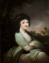 Portrait of Izabela Oginska née Lasocka, 1792-1793. Creator: Jozef Grassi.