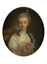 Portrait of Teresa Poniatowska, 1767. Creator: Per Krafft the Elder.