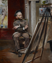 Portrait of Stanislaw Tondos, c1893. Creator: Jacek Malczewski.