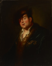 Portrait of Johann Melchior Dinglinger (1664-1731), 3rd quarter of 17th century. Creator: Antoine Pesne.