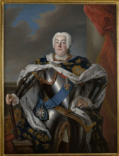 Portrait of Augustus III (1696-1763), c1750. Creator: Louis de Silvestre.