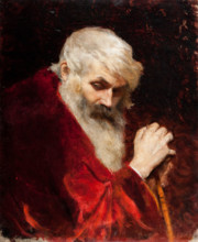 Bust of a Bearded Old Man, 1876. Creator: Leon Wyczolkowski.