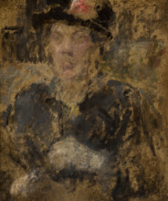 Portrait of Mrs Roubaud, between 1900-1917. Creator: Olga Boznanska.