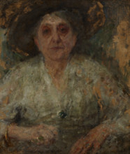 Portrait of an Older Lady, c1922. Creator: Olga Boznanska.