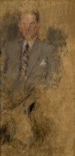 Sketch of a Male Figure, c1932. Creator: Olga Boznanska.