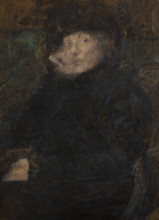 Portrait of Anna Ginzberg, c1900. Creator: Olga Boznanska.