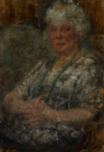 Portrait of the Painter Thomasson, between 1920-1925. Creator: Olga Boznanska.