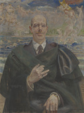Portrait of Alfred Biesiadecki, 1919. Creator: Jacek Malczewski.