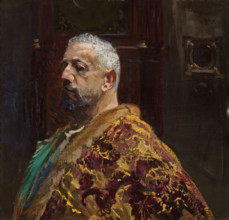 Portrait of Erazm Baracz, 1908. Creator: Leon Wyczolkowski.