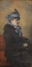Portrait of a Woman, 1879. Creator: Leon Wyczolkowski.
