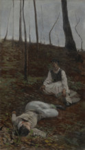Scene from "Balladyna", between 1888-1892. Creator: Jacek Malczewski.