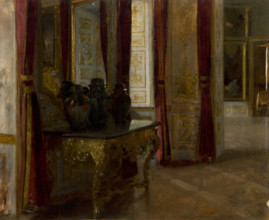 Interior, 1870, [okolo 1874]. Creator: Aleksander Gierymski.