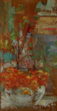 Composition with Nasturtiums, c1906. Creator: Olga Boznanska.