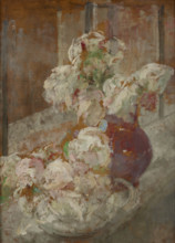 Flowers, 1913. Creator: Olga Boznanska.