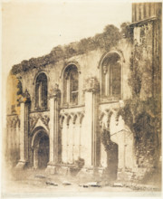 The ruins of St Joseph’s Chapel at Glastonbury Abbey, c1853. Creator: Captain Linnaeus Tripe.