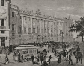 Death of Queen Mercedes of Orléans (1860-1878), Madrid, Spain, 1878.  Creator: Andrés Ovejero.